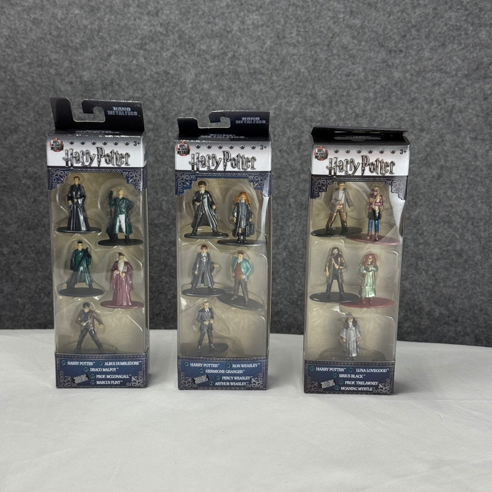 Harry Potter Nano Metalfigs 15 Figure Bundle Jada Toys Die-Cast Metal Miniatures
